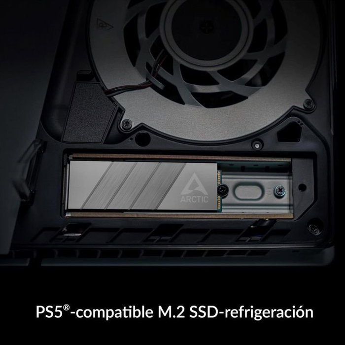 Arctic M2 Pro (Silver) Disipador Térmico M.2 NVMe SSD Radiador Plata 1 Pieza